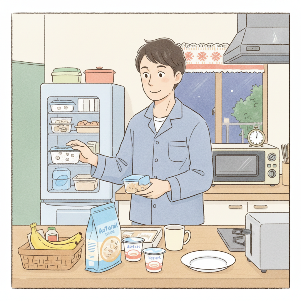 #h1 忙しい朝でも続く。時短朝食のコツとラクに整う簡単アイデア集